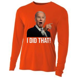 I Did That Funny Joe Biden Cooling Performance Long Sleeve Crew