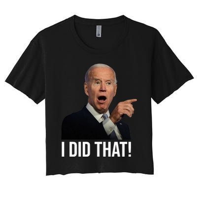 I Did That Funny Joe Biden Crop Top