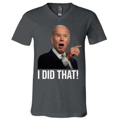 I Did That Funny Joe Biden V-Neck T-Shirt