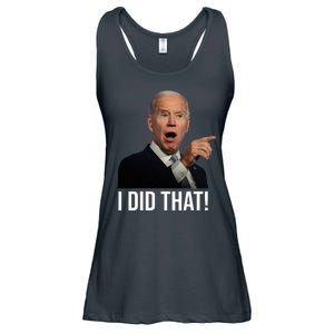 I Did That Funny Joe Biden Ladies Essential Flowy Tank