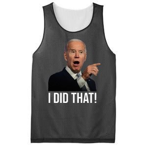 I Did That Funny Joe Biden Mesh Reversible Basketball Jersey Tank