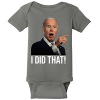 I Did That Funny Joe Biden Baby Bodysuit
