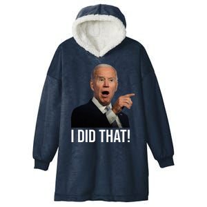 I Did That Funny Joe Biden Hooded Wearable Blanket