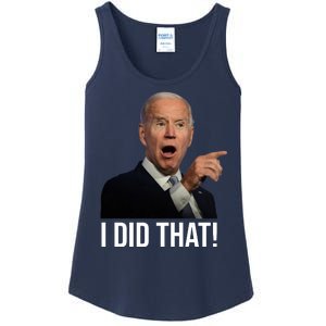 I Did That Funny Joe Biden Ladies Essential Tank