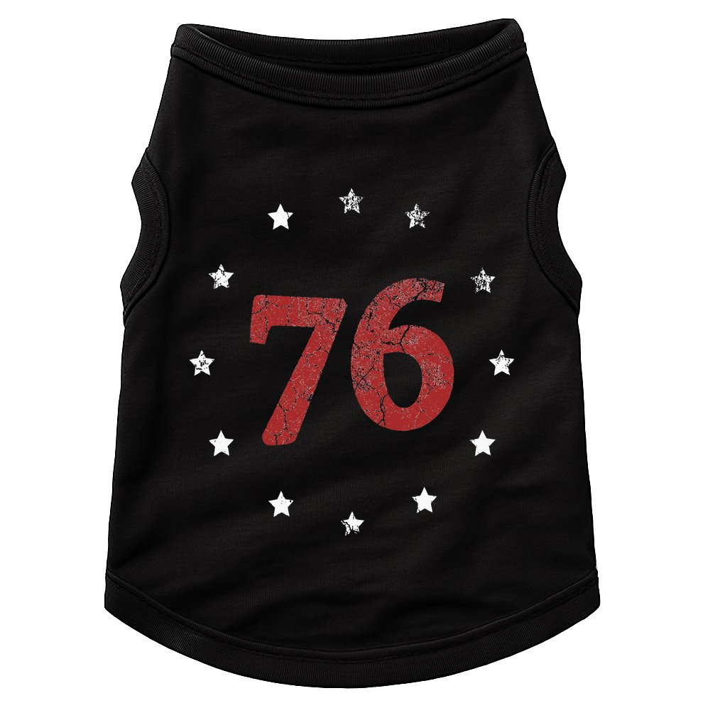 Independence Day The Spirit 76 Retro 4th of July Gift Doggie Tank