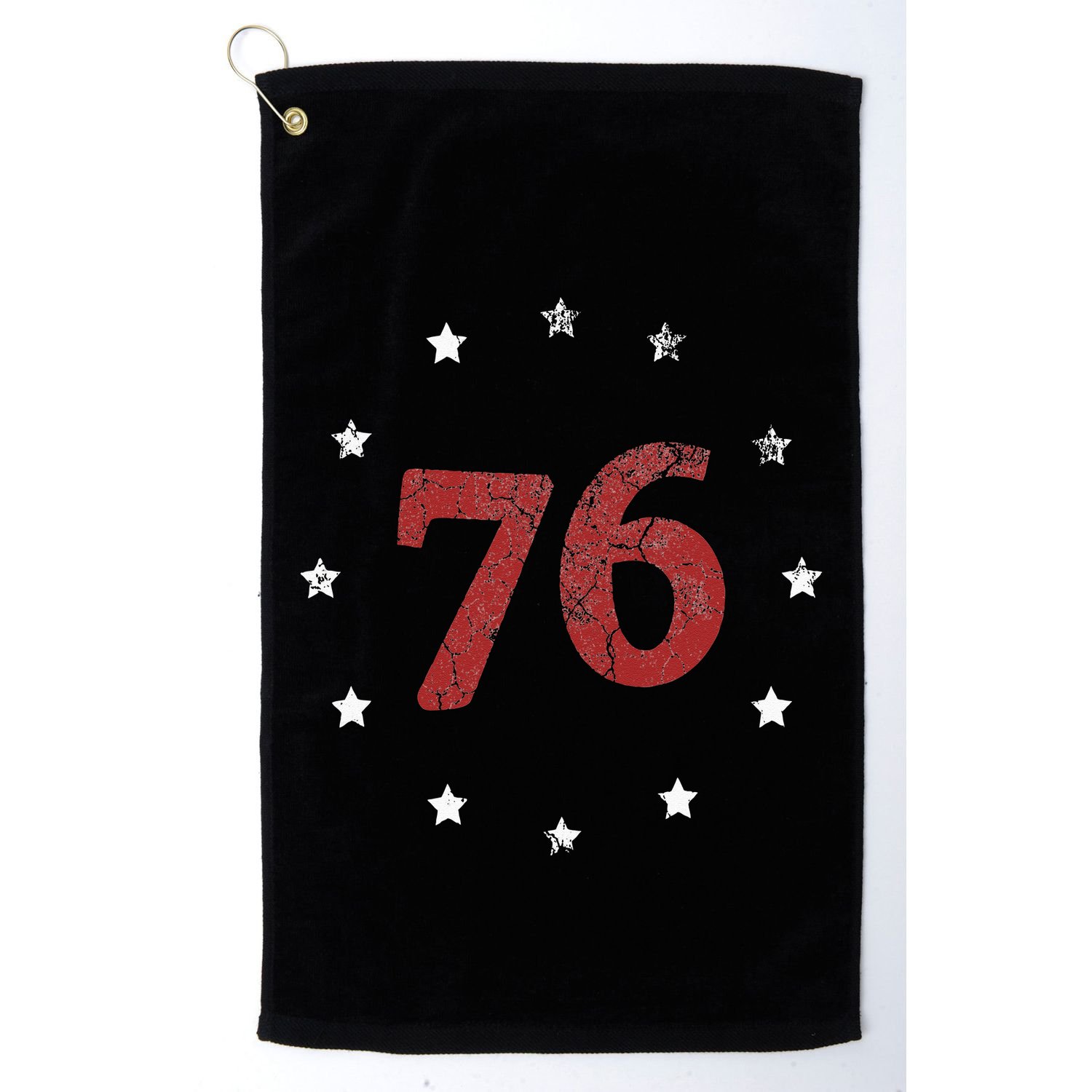 Independence Day The Spirit 76 Retro 4th of July Gift Golf Towel