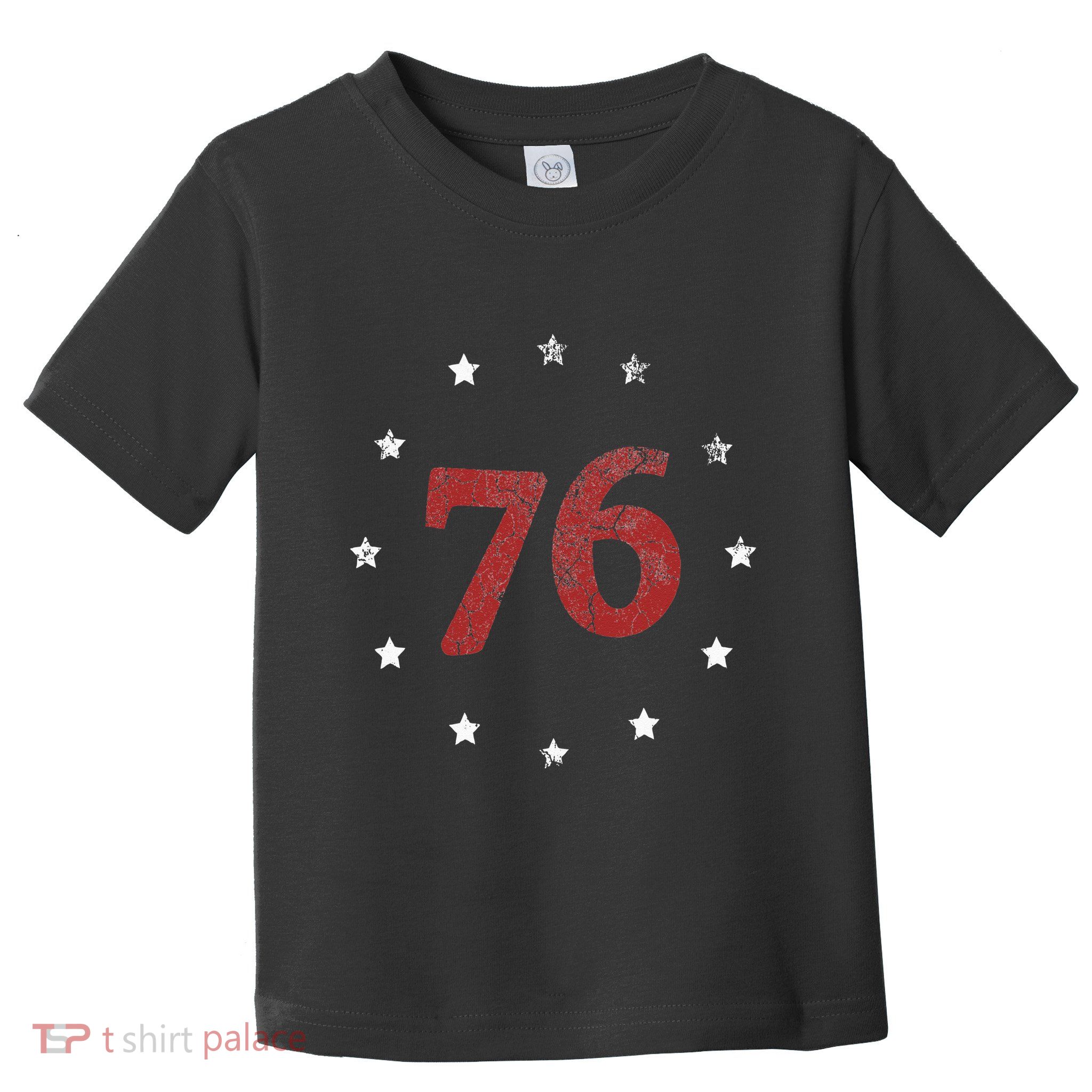 Independence Day The Spirit 76 Retro 4th of July Gift Toddler T-Shirt