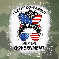 I Don T Coparent With The Government Legacy Tie Dye Trucker Hat