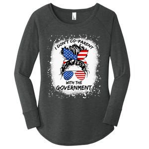 I Don T Coparent With The Government Women's Perfect Tri Tunic Long Sleeve Shirt