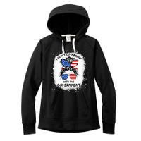 I Don T Coparent With The Government Women's Fleece Hoodie