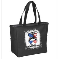 I Don T Coparent With The Government Zip Tote Bag