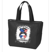 I Don T Coparent With The Government Zip Tote Bag