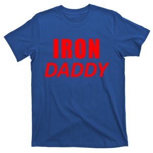 Iron Daddy Triathlon Dad Support Father Cute Gift T-Shirt