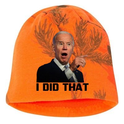 I Did That Joe Biden Kati - Camo Knit Beanie