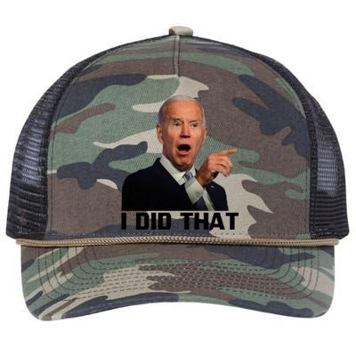 I Did That Joe Biden Retro Rope Trucker Hat Cap