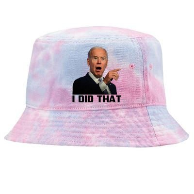 I Did That Joe Biden Tie-Dyed Bucket Hat