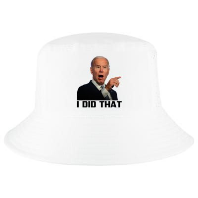 I Did That Joe Biden Cool Comfort Performance Bucket Hat