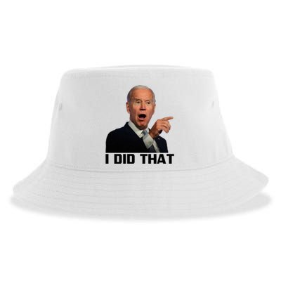 I Did That Joe Biden Sustainable Bucket Hat