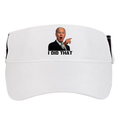 I Did That Joe Biden Adult Drive Performance Visor