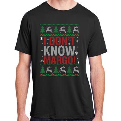 I Don T Know Margo Funny Christmas Vacation Adult ChromaSoft Performance T-Shirt