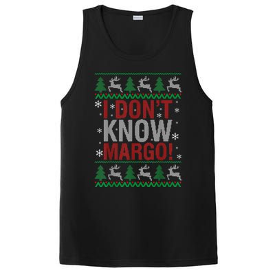 I Don T Know Margo Funny Christmas Vacation PosiCharge Competitor Tank