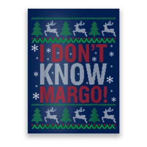 I Don T Know Margo Funny Christmas Vacation Poster