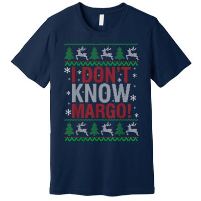 I Don T Know Margo Funny Christmas Vacation Premium T-Shirt