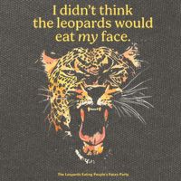 I DidnT Think The Leopards Would Eat My Face Cotton Canvas Backpack