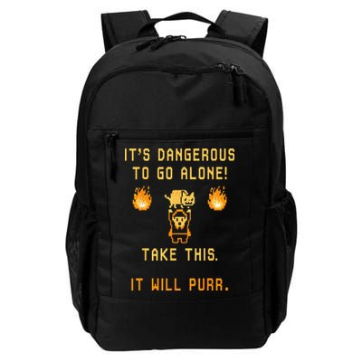 ITS DANGEROUS TO GO ALONE! TAKE THIS. IT WILL PURR. Daily Commute Backpack