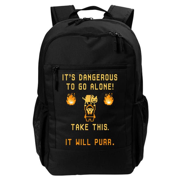 ITS DANGEROUS TO GO ALONE! TAKE THIS. IT WILL PURR. Backpack