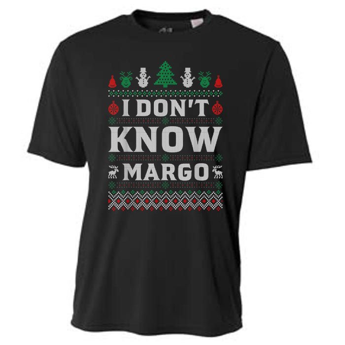 I Don T Know Margo Funny Christmas Gift Vacation Cooling Performance Crew T-Shirt