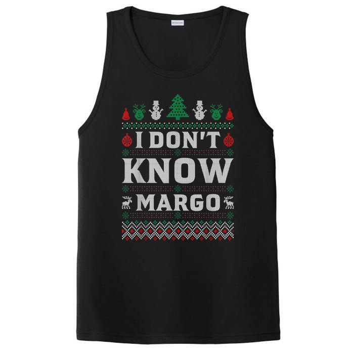 I Don T Know Margo Funny Christmas Gift Vacation PosiCharge Competitor Tank