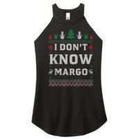 I Don T Know Margo Funny Christmas Gift Vacation Women’s Perfect Tri Rocker Tank