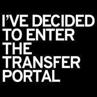 I’ve Decided To Enter The Transfer Portal Cooling Performance Crew T-Shirt