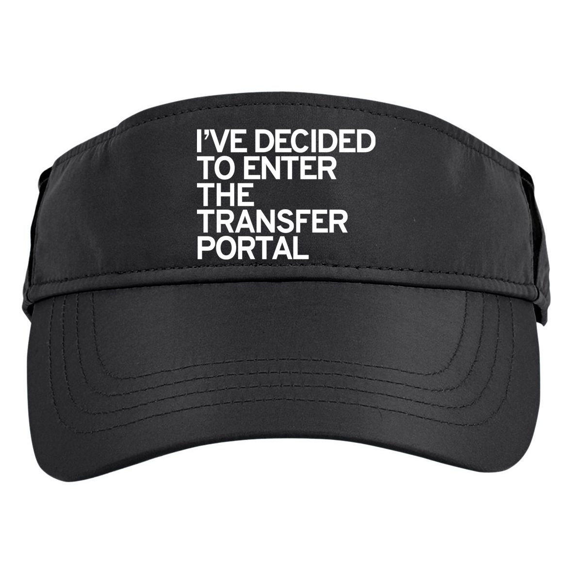 I’ve Decided To Enter The Transfer Portal Adult Drive Performance Visor