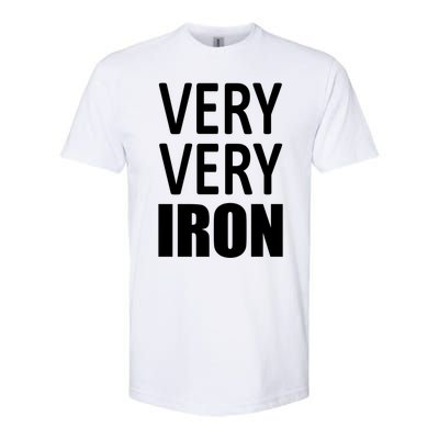 Iron Daddy Triathlon Dad Support Father Meaningful Gift Softstyle® CVC T-Shirt