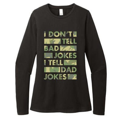 I DonT Tell Bad Jokes I Tell Dad Jokes Gift Womens CVC Long Sleeve Shirt