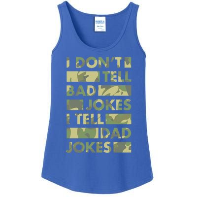 I DonT Tell Bad Jokes I Tell Dad Jokes Gift Ladies Essential Tank