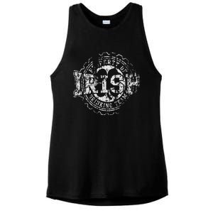 Irish Drinking Team St Patrick's Day Women Couples Group Ladies PosiCharge Tri-Blend Wicking Tank