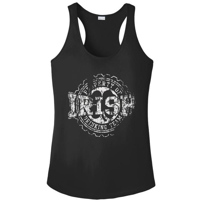 Irish Drinking Team St Patrick's Day Women Couples Group Ladies PosiCharge Competitor Racerback Tank