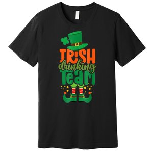 Irish Drinking Team St Patricks Day Funny Leprechaun Beer Premium T-Shirt