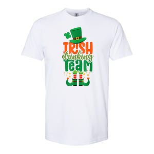 Irish Drinking Team St Patricks Day Funny Leprechaun Beer Softstyle CVC T-Shirt