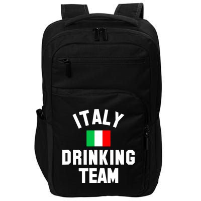 Italy Drinking Team Shirt For Italy Beer Festivals Impact Tech Backpack