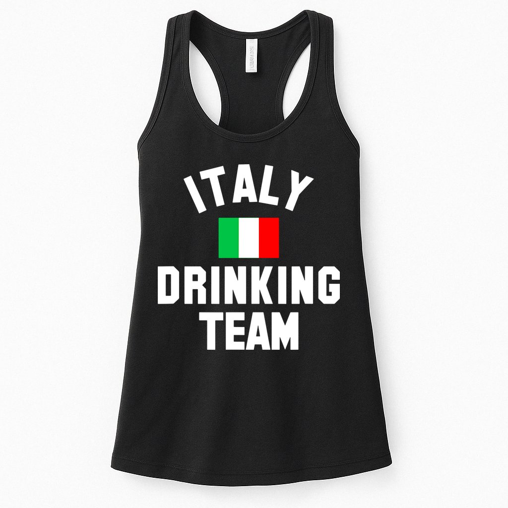 Italy Drinking Team Shirt For Italy Beer Festivals Womens Tank Top