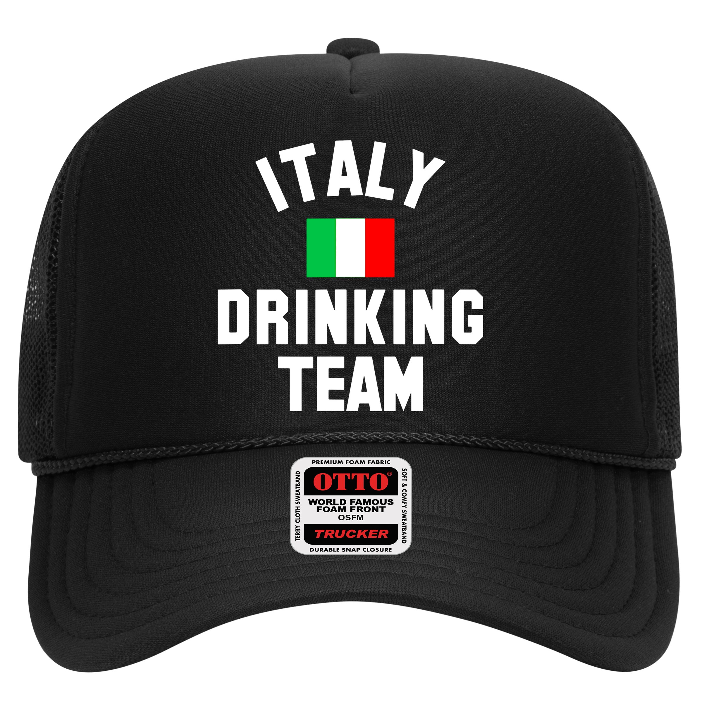 Italy Drinking Team Shirt For Italy Beer Festivals Hat
