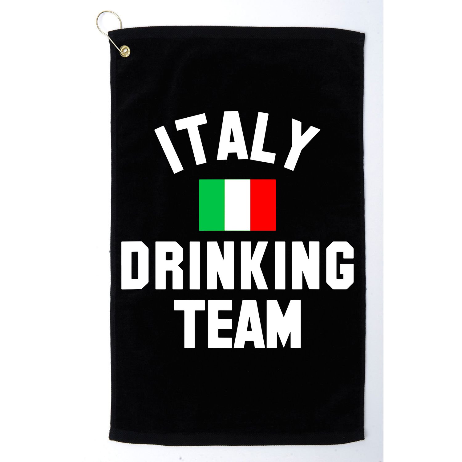 Italy Drinking Team Shirt For Italy Beer Festivals Golf Towel