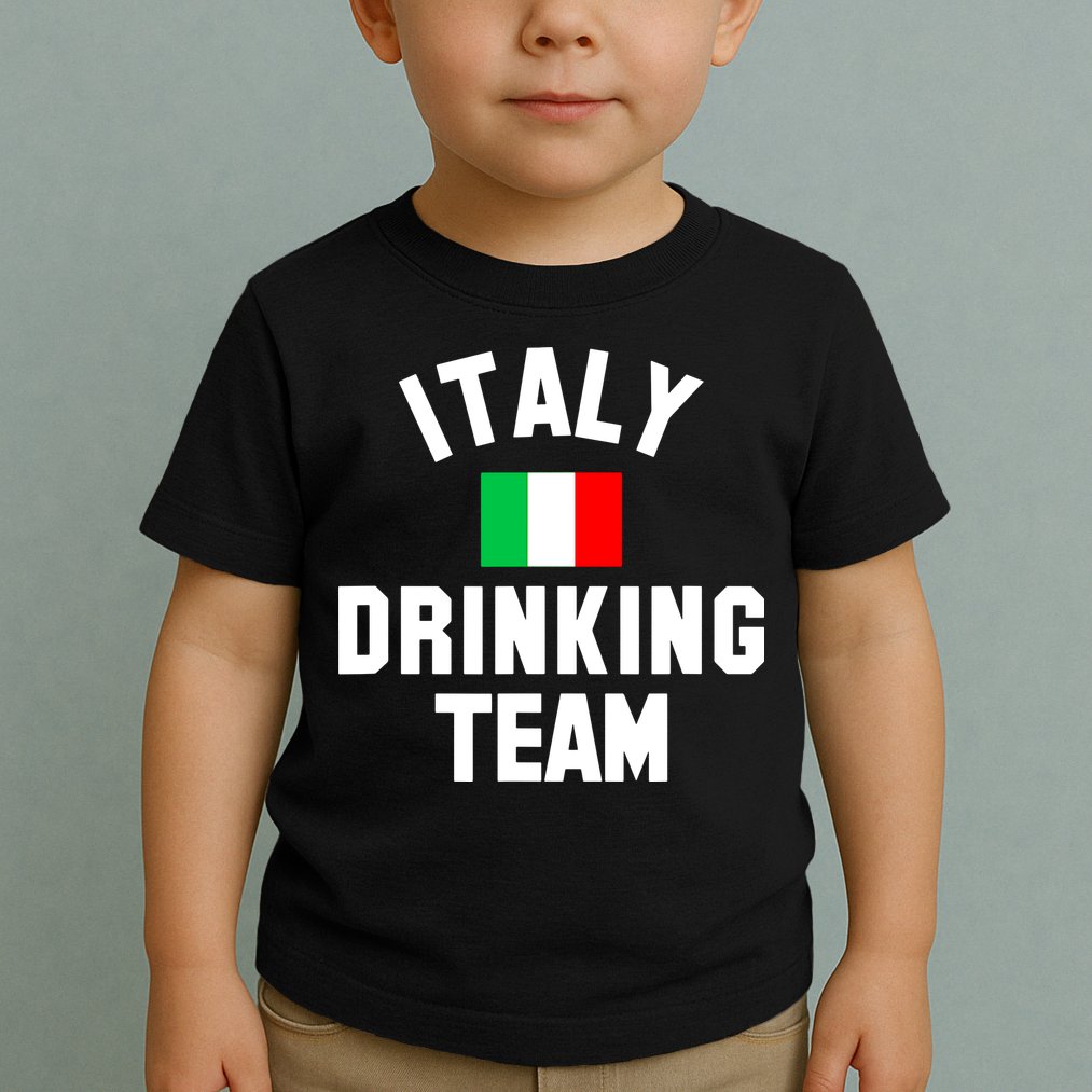 Italy Drinking Team Shirt For Italy Beer Festivals Toddler T-Shirt
