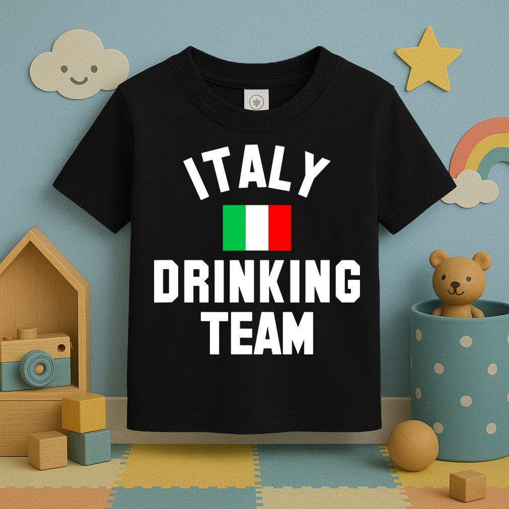 Italy Drinking Team Shirt For Italy Beer Festivals Toddler T-Shirt