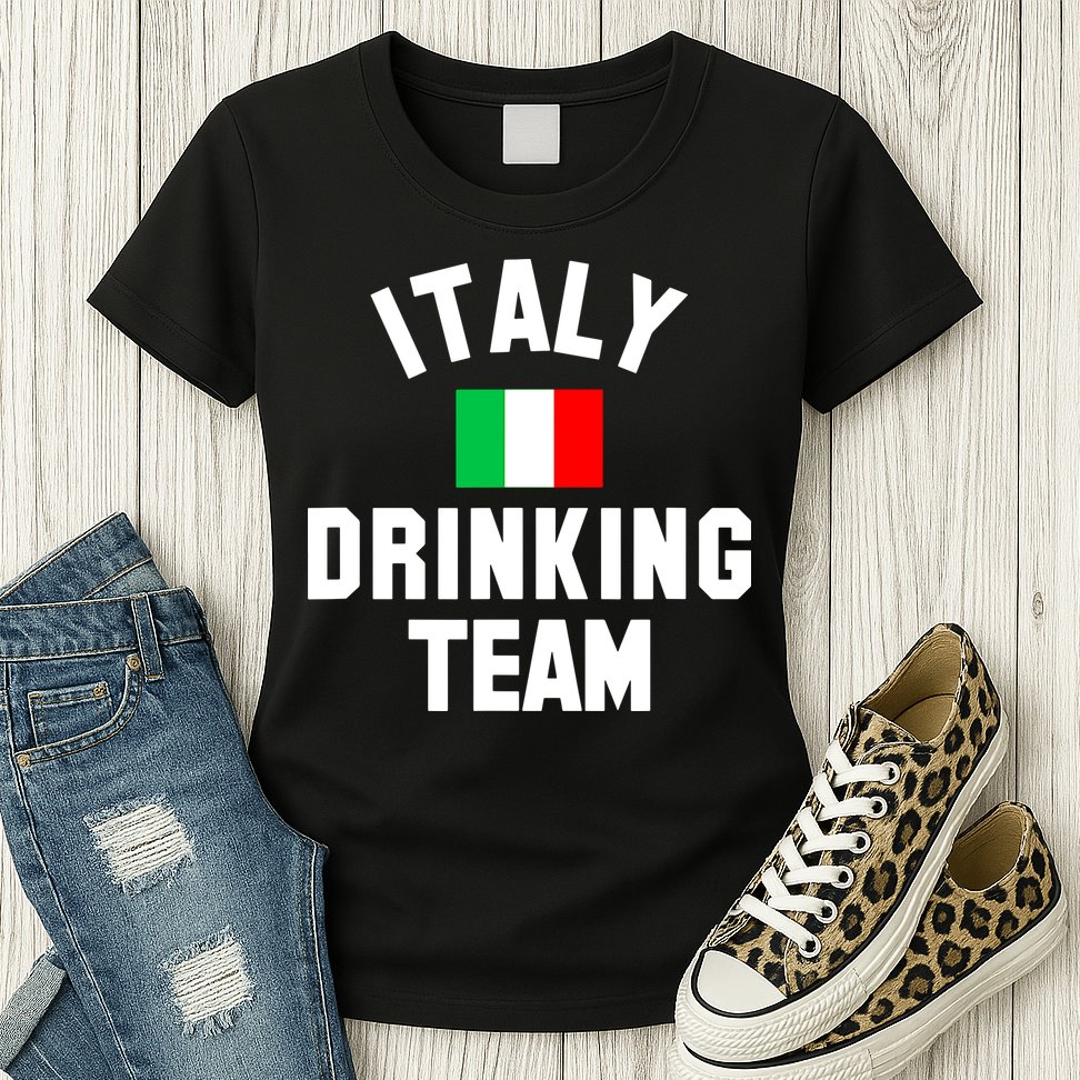 Italy Drinking Team Shirt For Italy Beer Festivals Womens T-Shirt