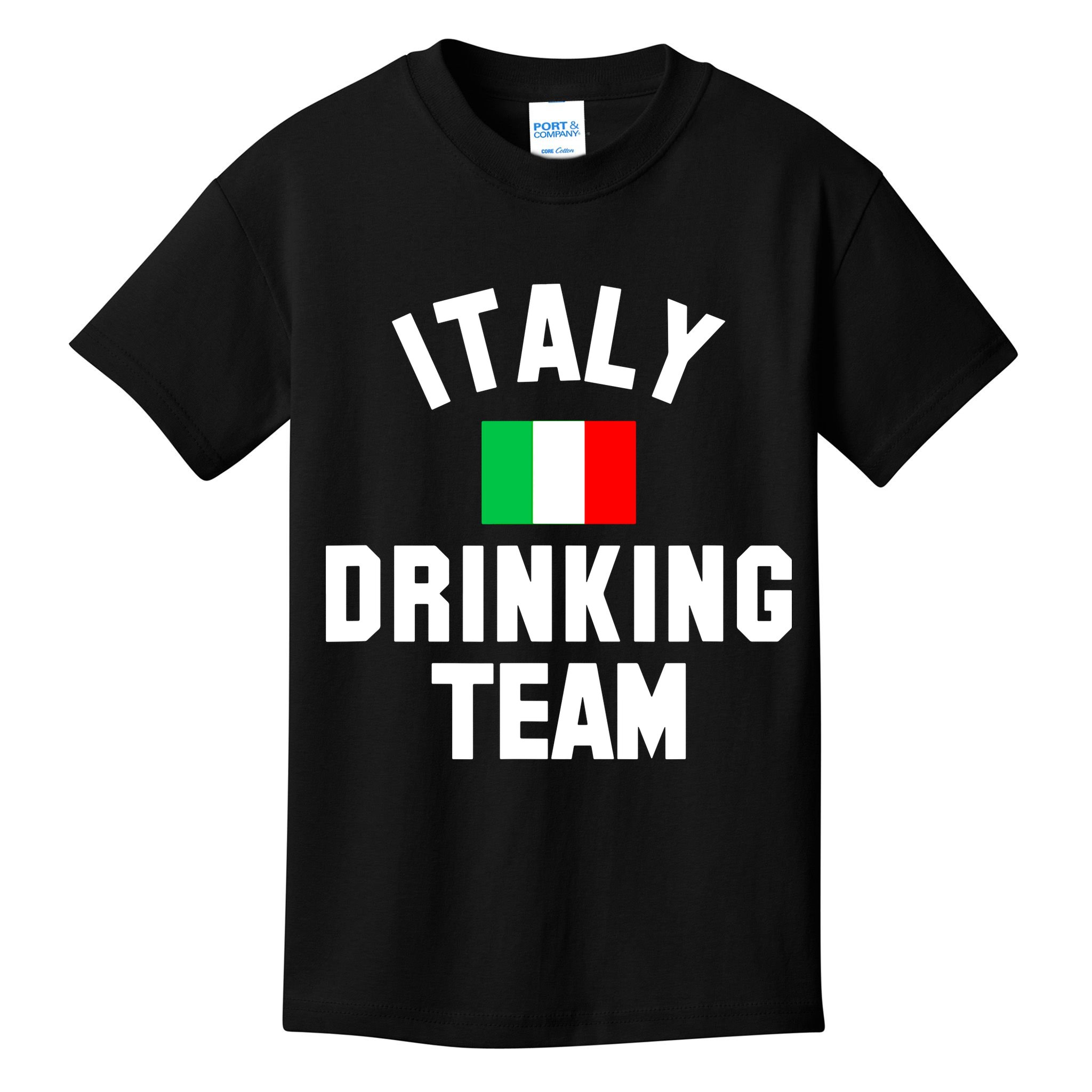 Italy Drinking Team Shirt For Italy Beer Festivals Kids T-Shirt